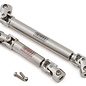 Injora INJSCX24-153SR  Injora Axial SCX24 Steel Drive Shafts Set (Silver) (D-Shape) (Gladiator/Power Wagon) (155mm Wheelbase)