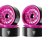 TREAL TLHTWHEEL-170  Type V 1.9" V-Spoke Beadlock Wheels (Pink) (4)