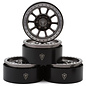TREAL TLHTWHEELS-07  1.9" Type C Multi-Spoke Aluminum Crawler Beadlock Wheels (Titanium) (4) (116g ea)
