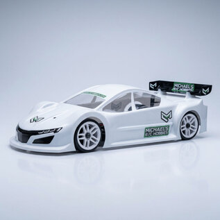 Avalon Racing AV-001-05  Avalon Vortex 1:10 Touring Body Shell 190mm 0.5mm w/  MaxSpec-20 High Downforce TC Wing
