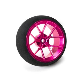 Spektrum SPM-1083  Aluminum Wide Wheel, Spoke, Pink