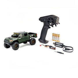 Axial Racing AXI-3289T1  SCX30 Toyota Tacoma TRD Pro Extreme Off-Road 4X4 RTR Brushed Rock Crawler, Green