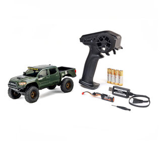 Axial Racing AXI-3289T1  SCX30 Toyota Tacoma TRD Pro Extreme Off-Road 4X4 RTR Brushed Rock Crawler, Green