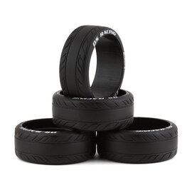 DS Racing DSC-HF-1SE  Finix Friction HF Treaded Drift Tires (4) (HF-1)