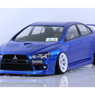 Pandora PAB-3157  1/10 Mitsubishi Lancer Evolution X Drift Body Set (Clear) (257-260mm)