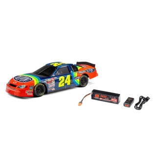 TLR / Team Losi LOS1120024  1/12 NASCAR RC Race Car Jeff Gordon No. 24 Dupont Chevrolet Monte Carlo 2S AWD RTR Brushed, Blue