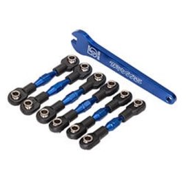Traxxas TRA8341X  4-Tec 2.0 Blue Anodized Aluminum Turnbuckles & Wrench