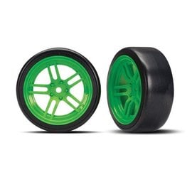 Traxxas TRA8376G  4-Tec 2.0 Green Front 1.9" Drift Wheels (2)