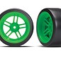Traxxas TRA8377G  4-Tec 2.0 Green Rear 1.9" Drift Wheels (2)