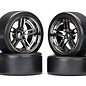 Traxxas TRA8378  4-Tec 2.0 Black Chrome Front & Rear 1.9" Drift Wheels (4)