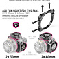 Hudy HUD293190  HUDY Aluminum Dual Motor Fan Mount Dia 42mm (2×30mm / 2×40mm)