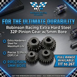 Robinson Racing Robinson Racing Extra Hard Steel 32P Pinion Gear w/5mm Bore