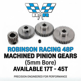 Robinson Racing Robinson Racing 48P Machined Pinion Gear (5mm Bore) (Available 17T-45T)
