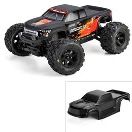 Proline Racing PRO368120  1/16 Limited Edition Pre-Cut/Pre-Painted Brute Truck Body, Matte Black: Traxxas Mini Maxx