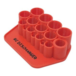 RC DISCHARGER RCD-SDH-MIP2-RED  Screwdriver MIP Gen 2 Holder with Parts Tray - Red