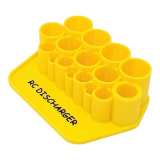 RC DISCHARGER RCD-SDH-MIP2-YLW  Screwdriver MIP Gen 2 Holder with Parts Tray - Yellow
