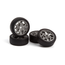 Blackzon BZN548142  Wheels/Tires Assembled for Blackzon Myte - Drift (4pcs)