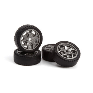 Blackzon BZN548142  Wheels/Tires Assembled for Blackzon Myte - Drift (4pcs)