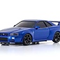Kyosho KYOMZP487MB  ASC MA-020 Nissan Skyline GT-R (R34) V.spec II Nur Body, Metallic Blue