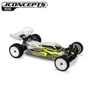 J Concepts JCO0756  R1 R1B Mark 1 "F2" 2WD Buggy Body w/6.5" Aero Wing (Clear)