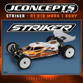 J Concepts J-Concepts R1 R1B Mark 1 "Striker" 2WD Buggy Body w/6.5" Aero Wing (Clear)