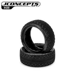 J Concepts JCO4208-010  3DP 2.2" 4WD Front Buggy Carpet Tires (2) (Pink)