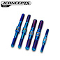J Concepts JCO2584-1  Mugen MBX8 Fin Titanium Turnbuckle Set (Blue) (5)