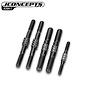 J Concepts JCO2584-2  Mugen MBX8 Fin Titanium Turnbuckle Set (Black) (5)