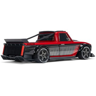 Arrma ARA2315ST1  1/12 INFRACTION GROM 3S 4X4 Ready-To-Run Brushless All-Road Street Bash (Battery & Charger Included), Red/Black