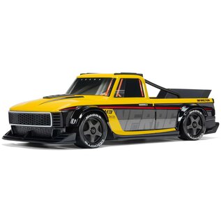 Arrma ARA2315ST2  1/12 INFRACTION GROM 3S 4X4 Ready-To-Run Brushless All-Road Street Bash (Battery & Charger Included), Yellow/Black