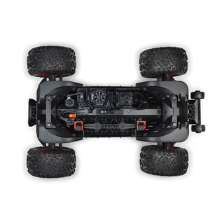 Arrma ARA4437T2  1/8 QUAKE 4S DSC 4X4 RTR Brushless Monster Truck, White/Blue