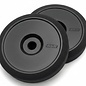 BSR BSRC8023-B-LP 1/8 Orange Low Profile Mounted GT Foam Tire On Black Dish Wheels (2)