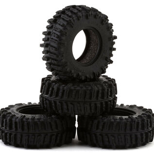 Injora TLHTSCX30-95  0.7" Trailburner MudVortex Micro Rock Crawler Tires (4) (SCX30/Ascent-32)