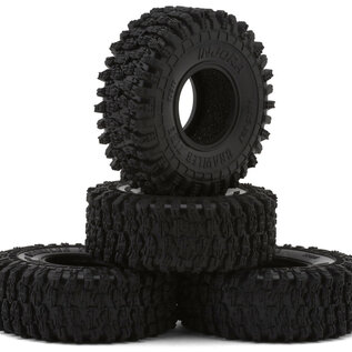 Injora INJT7011  0.7" "Crawler" Micro Rock Crawler Tires (4) (40mm OD) (S5) w/Foam Inserts