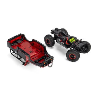 Axial Racing AXI-3273T1  SCX30 Jeep CJ-7 GenRight 4X4 RTR Brushed Rock Crawler (Battery & Charger Included), Red