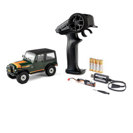 Axial Racing AXI-3273T2  SCX30 Jeep CJ-7 Renegade 4X4 RTR Brushed Rock Crawler (Battery & Charger Included), Green