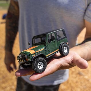 Axial Racing AXI-3273T2  SCX30 Jeep CJ-7 Renegade 4X4 RTR Brushed Rock Crawler (Battery & Charger Included), Green