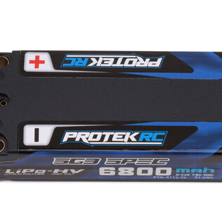 Protek RC PTK-5114-26  2S 150C Low IR SG3 HV Shorty LiPo Battery (7.6V/6800mAh) w/5mm Connectors (ROAR Approved)
