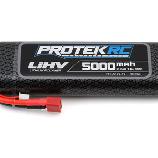 Protek RC PTK-5129-19  2S 100C Si-Graphene + HV LiPo Stick Pack TCS Battery (7.6V/5000mAh) w/T-Style Connector (ROAR Approved)