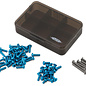 Yeah Racing YEA-TSAS-0048BU  TT-02 SRX Assorted 7075 Aluminum & Titanium Screw Set w/Container