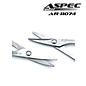 ASPEC Racing AR-11074 ASPEC Racing Stainless Steel R/C Body Scissor Set Straight & Curved