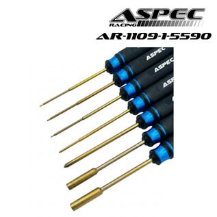 ASPEC Racing AR-1109-1-5590 ASPEC Racing Mini/Micro Tool Set with Bag (7pcs Tools)