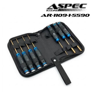 ASPEC Racing AR-1109-1-5590 ASPEC Racing Mini/Micro Tool Set with Bag (7pcs Tools)