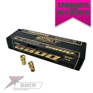 EXALT EXA3219  X-Rated 2S 195C Stick Hardcase Lipo (7.4V/8800mAh) w/6mm Bullets