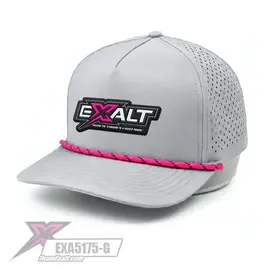 EXALT EXA5175  TE 5-Panel Water Resistant Curved Brim Hat w/PVC Exalt Logo