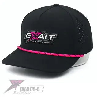 EXALT EXA5175  TE 5-Panel Water Resistant Curved Brim Hat w/PVC Exalt Logo