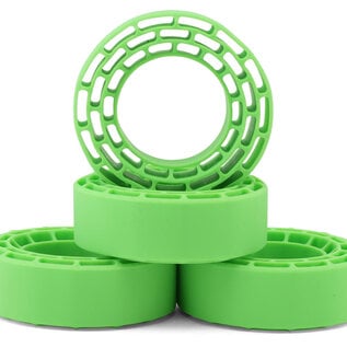 Injora INJYQT-1319-1370GN  Injora 1.3" Swamp Claw M/T Micro Rock Crawler Tires Combo (4) (70mm OD) (S5) w/Soft Silicone Rubber Inserts