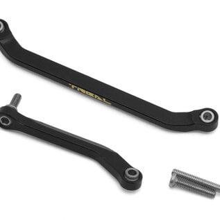 Injora TLHTSCX30-09  Treal Hobby Axial SCX30 Brass Steering Links Set (Black)