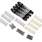 Injora TLHTSCX30-18  Treal Hobby Axial SCX30 26mm Aluminum Threaded Shocks (Silver) (4)
