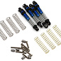 Injora TLHTSCX30-85  Treal Hobby Axial SCX30 29mm Aluminum Extended Threaded Shocks (Blue) (4)
